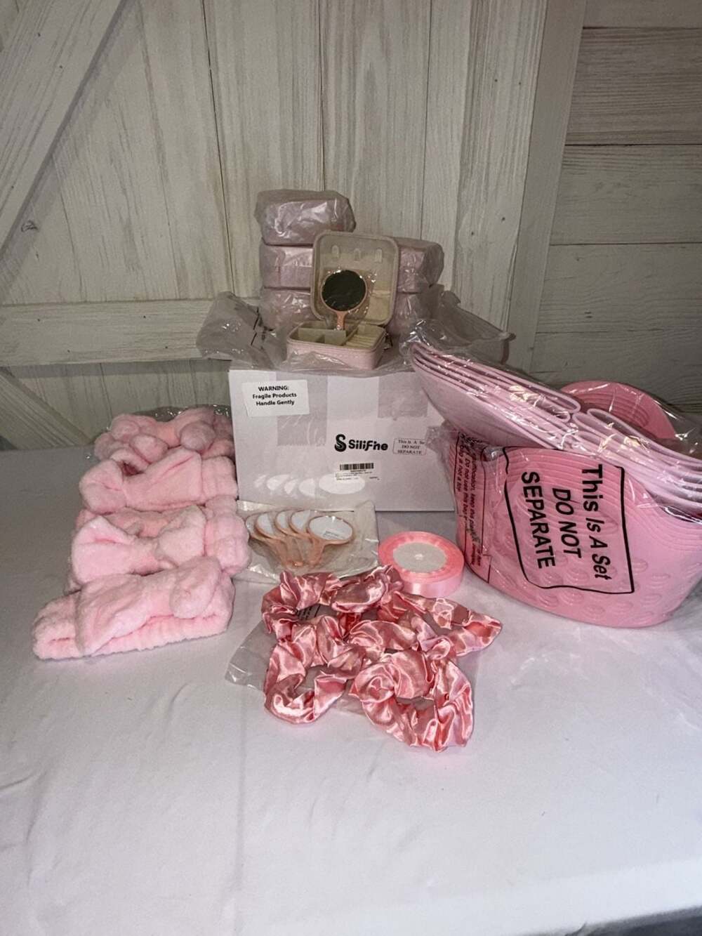 SiliFine 36 Pcs / 6 Sets Spa Slee... bbon for Birthday Graduation Gift